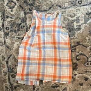 Old Navy Orange and Blue Camisole Top